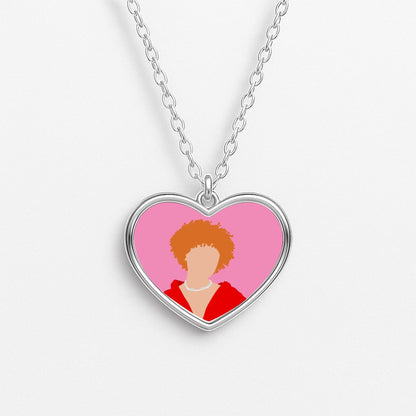 Red Hoodie - Ice Spice Necklace