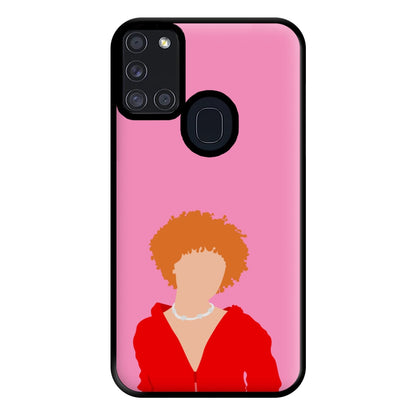 Red Hoodie - Ice Spice Phone Case for Galaxy A21s