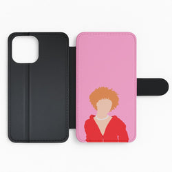 Red Hoodie - Ice Spice Flip Phone Case