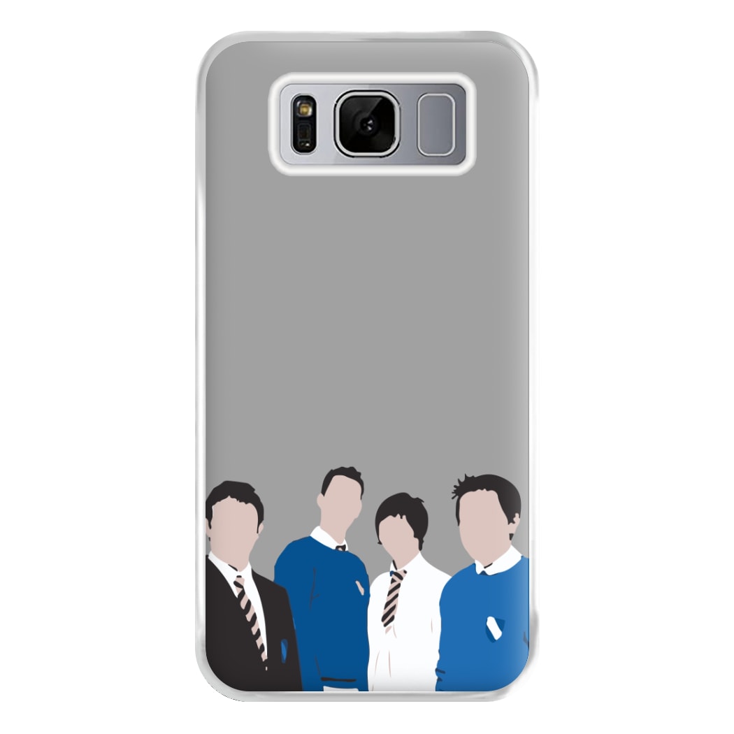 The Cartoon Inbetween Phone Case for Galaxy S8 Plus