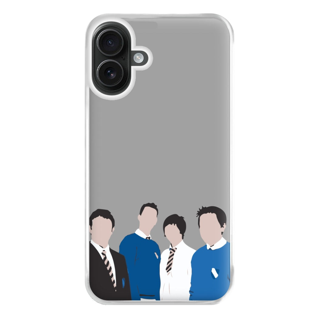 The Cartoon Inbetween Phone Case for iPhone 16 Plus