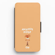 Anxious Mode On - Inside Out Flip / Wallet Phone Case 1