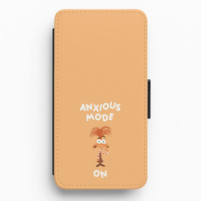 Anxious Mode On - Inside Out Flip / Wallet Phone Case