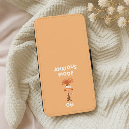 Anxious Mode On - Inside Out Wallet Phone Case