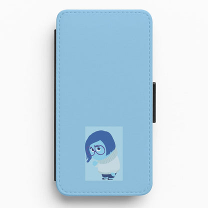 Sadness - Inside Out Flip / Wallet Phone Case