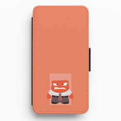 Anger - Inside Out Flip / Wallet Phone Case