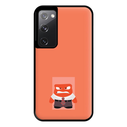 Anger - Inside Out Phone Case for Galaxy S20FE