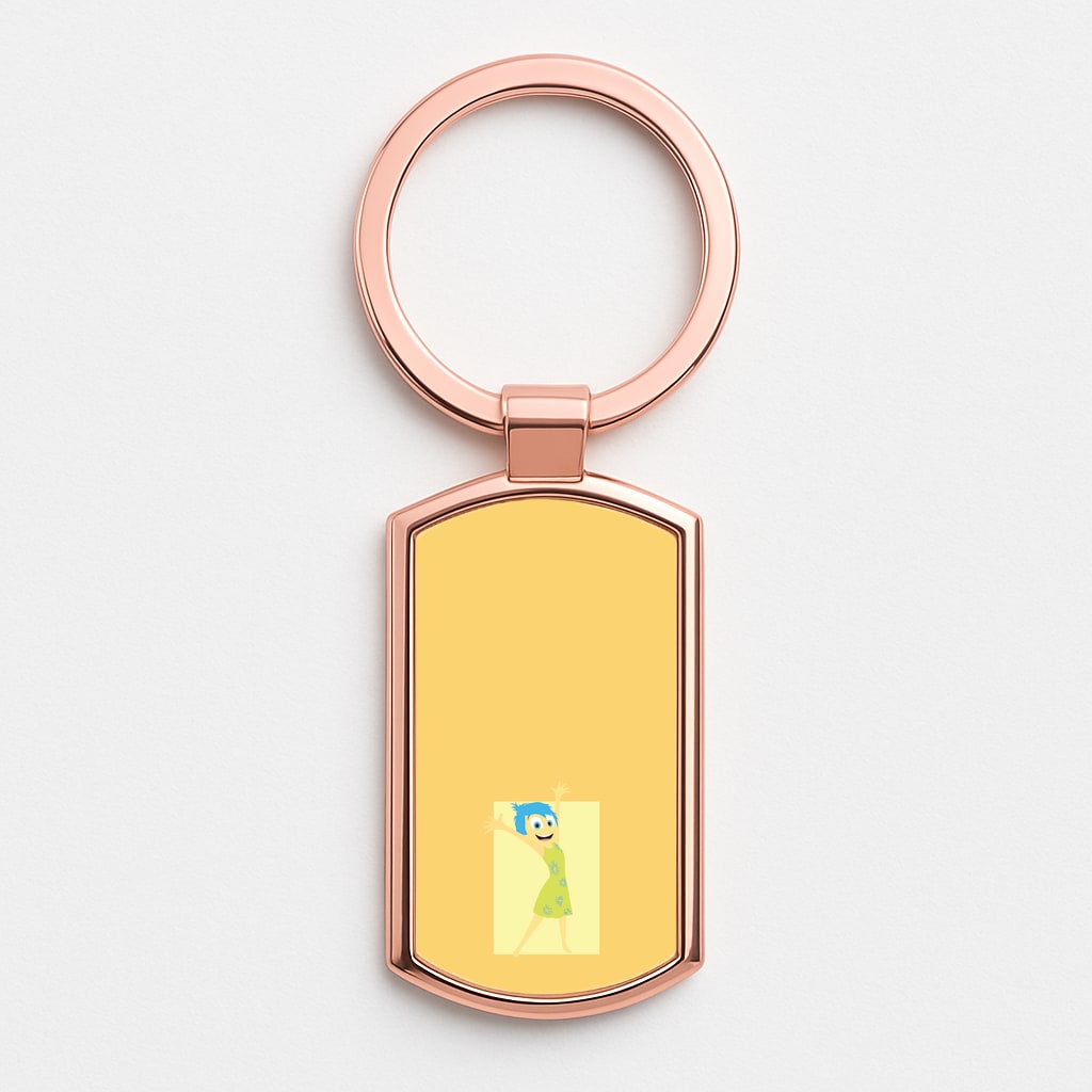 Joy - Inside Out Rose Gold Keyring