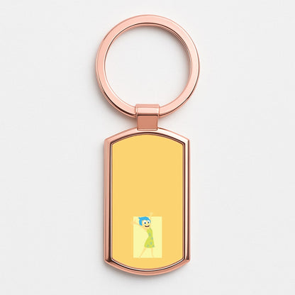 Joy - Inside Out Rose Gold Keyring