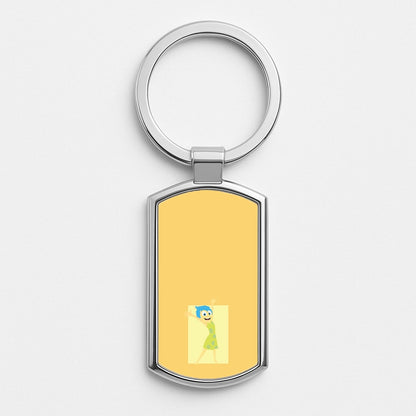 Joy - Inside Out Silver Keyring