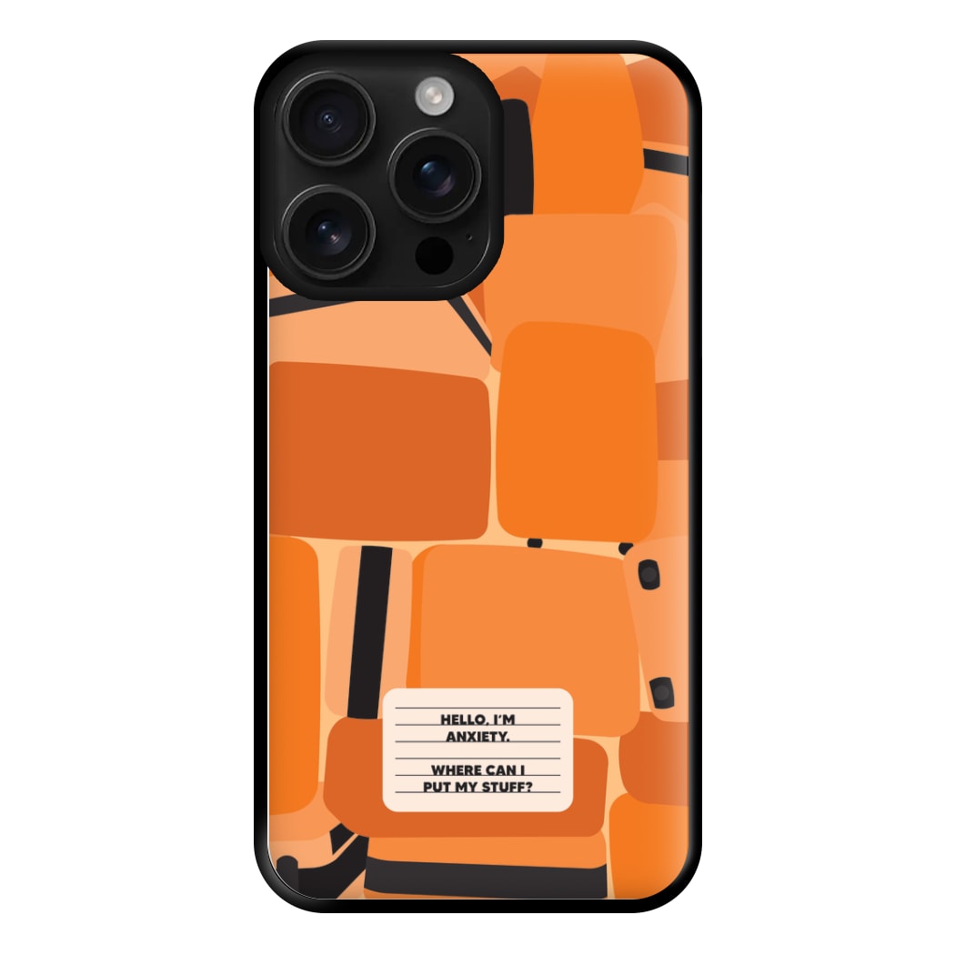 Hello I'm Anxiety - Inside Out Phone Case for iPhone 16 Pro Max