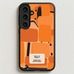Hello I'm Anxiety - Inside Out Phone Case for Galaxy S25FE
