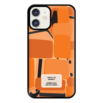 Hello I'm Anxiety - Inside Out Phone Case for iPhone 11