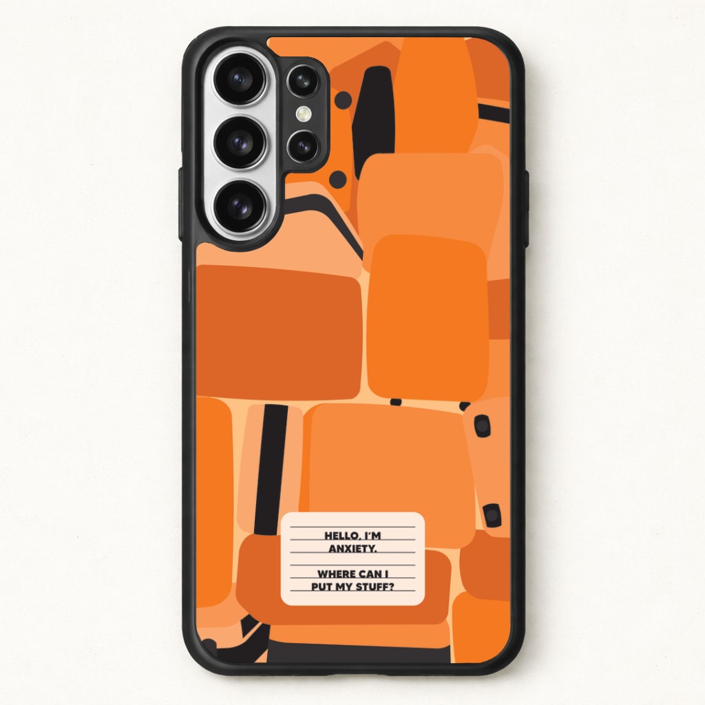 Hello I'm Anxiety - Inside Out Phone Case for Galaxy S26 Ultra