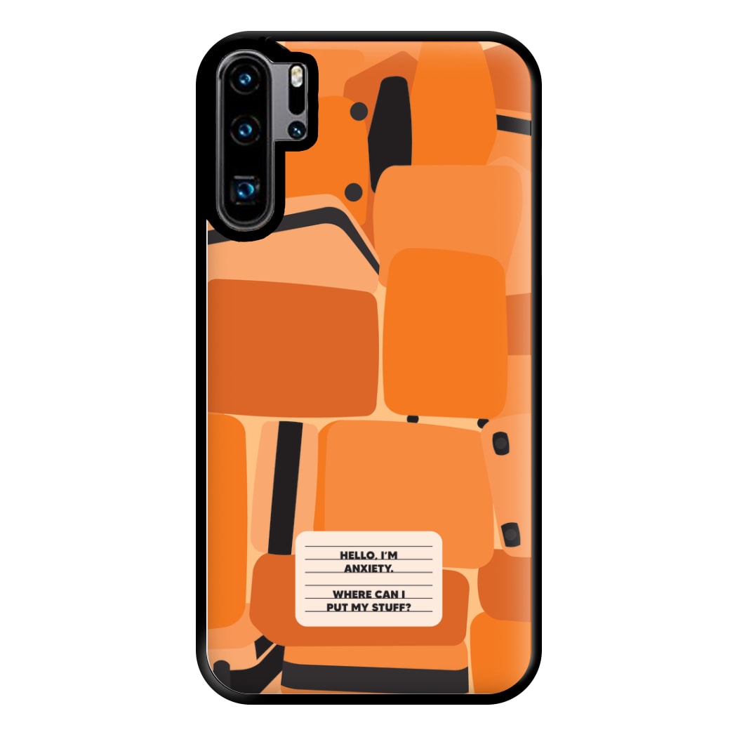 Hello I'm Anxiety - Inside Out Phone Case for Huawei P30 Pro