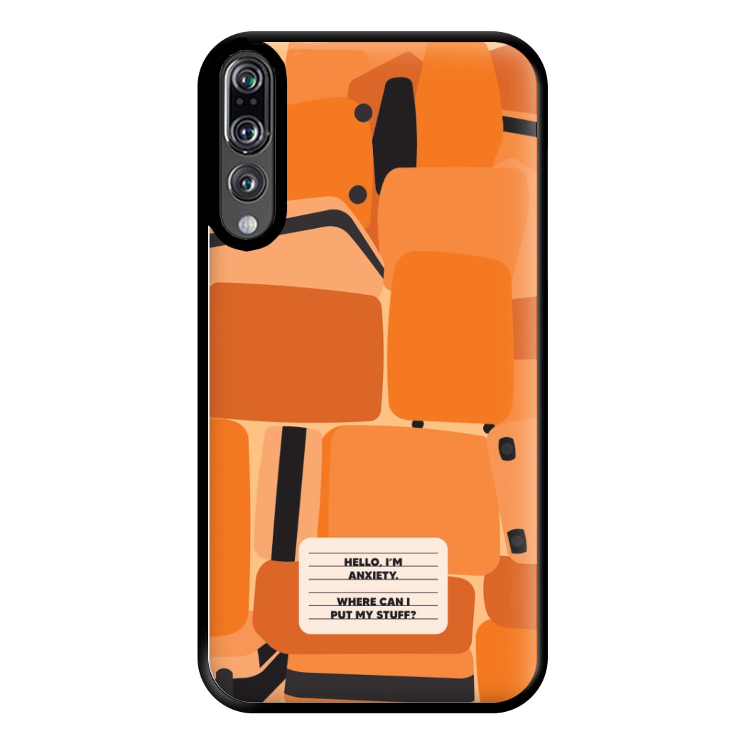 Hello I'm Anxiety - Inside Out Phone Case for Huawei P20 Pro