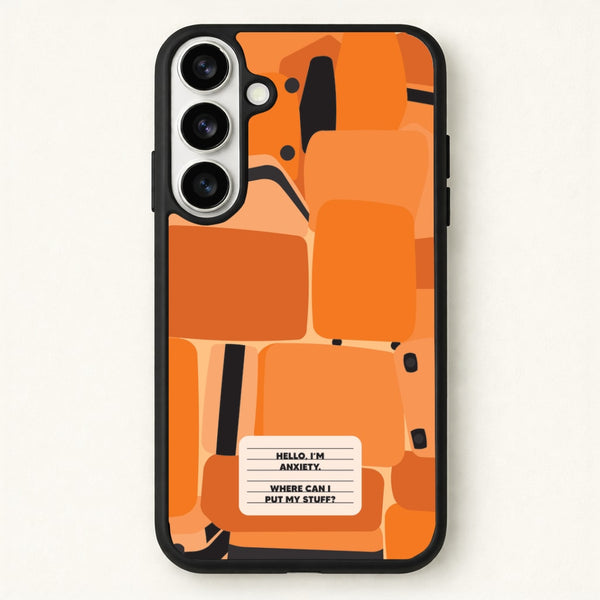 Hello I'm Anxiety - Inside Out Phone Case for Galaxy S26
