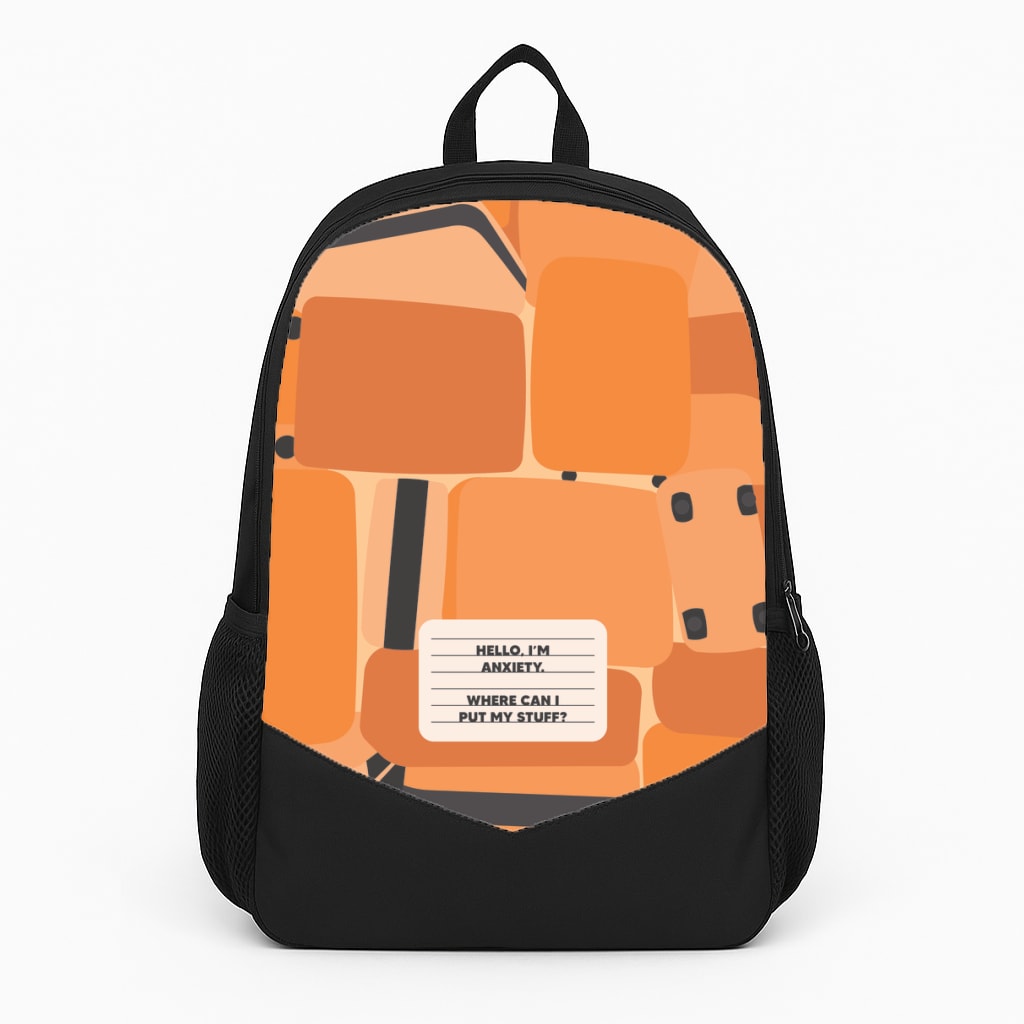 Hello I'm Anxiety - Inside Out Backpack