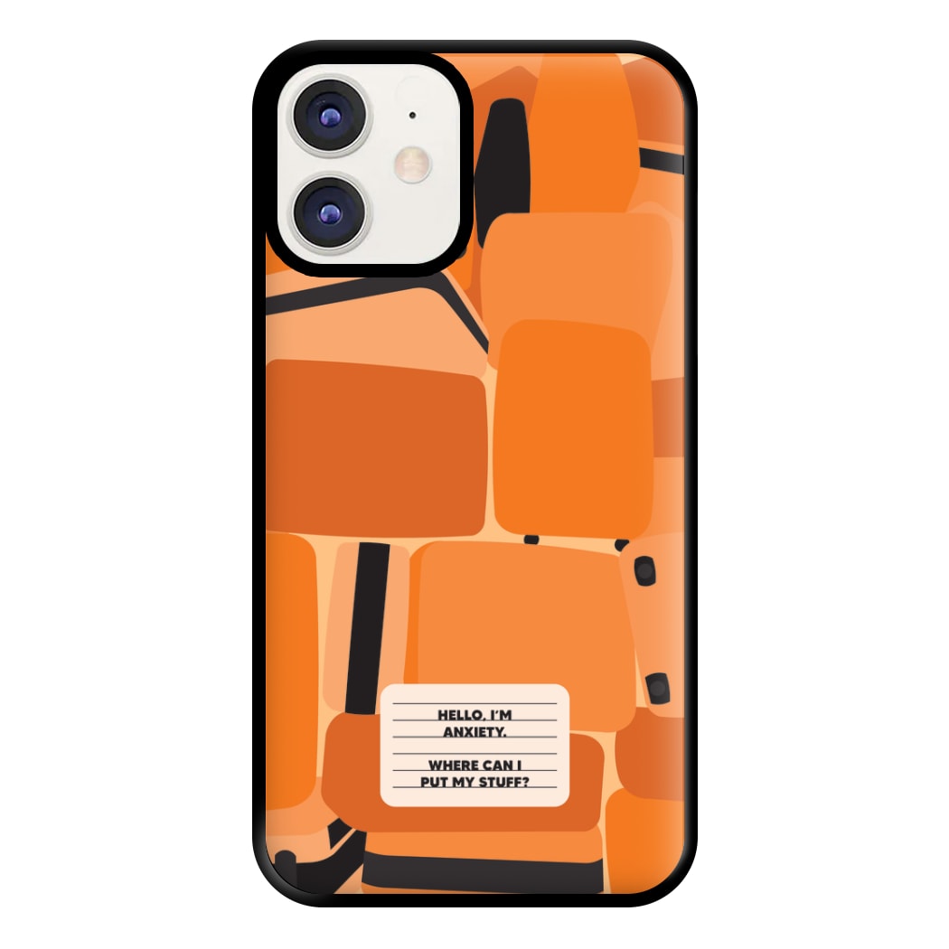 Hello I'm Anxiety - Inside Out Phone Case for iPhone 12 / 12 Pro