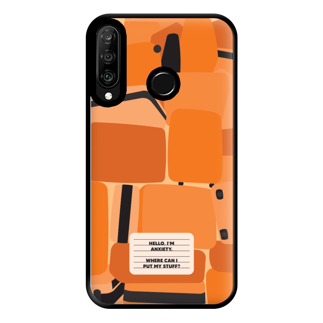 Hello I'm Anxiety - Inside Out Phone Case for Huawei P30 Lite