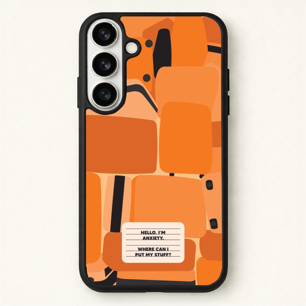 Hello I'm Anxiety - Inside Out Phone Case for Galaxy S26 Plus