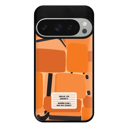 Hello I'm Anxiety - Inside Out Phone Case for Google Pixel 9 Pro XL