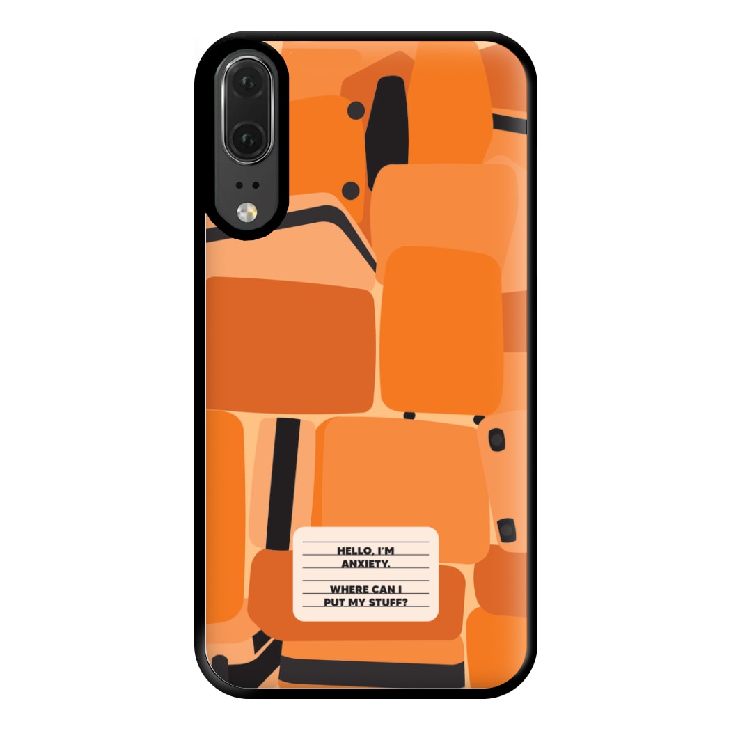 Hello I'm Anxiety - Inside Out Phone Case for Huawei P20