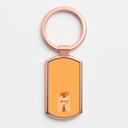 Anxiety - Inside Out Rose Gold Keyring