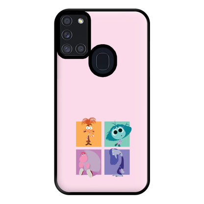 Cast - Inside Out Phone Case for Galaxy A21s