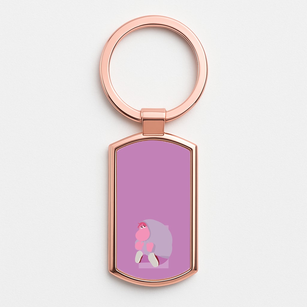 Embarrassment - Inside Out Rose Gold Keyring