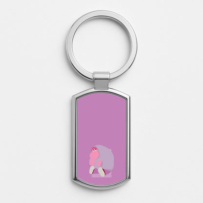 Embarrassment - Inside Out Silver Keyring