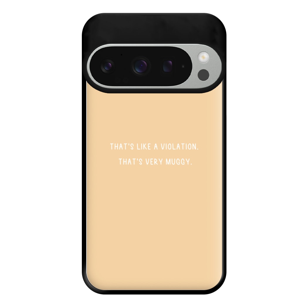 That's Like A Violation. That's Very Muggy - Islanders Phone Case for Google Pixel 9 Pro XL