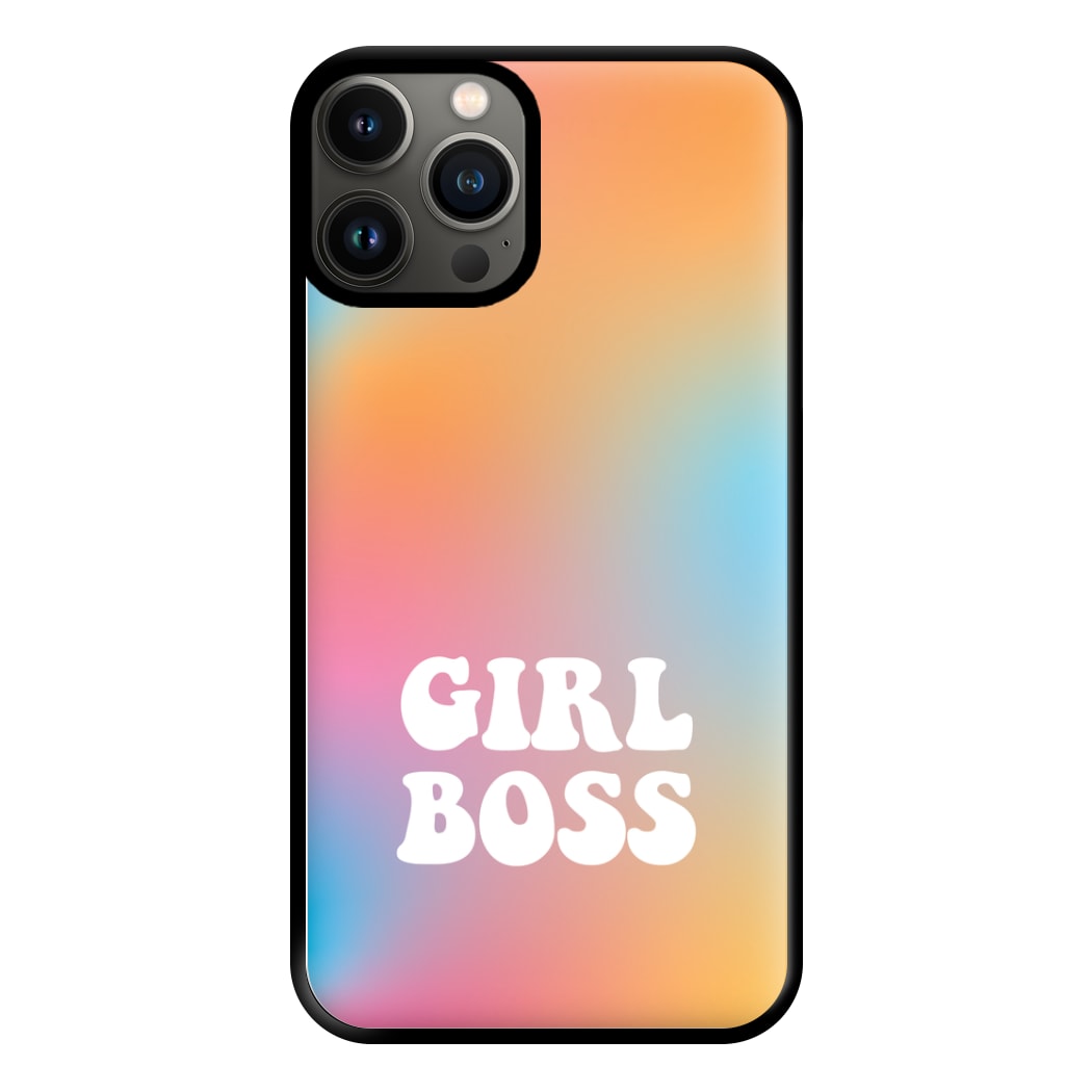 Girl Boss - Aesthetic Quote Phone Case for iPhone 13 Pro Max