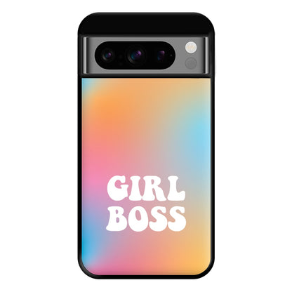 Girl Boss - Aesthetic Quote Phone Case for Google Pixel 8 Pro