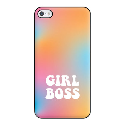 Girl Boss - Aesthetic Quote Phone Case for iPhone 5 / 5s / SE 2016