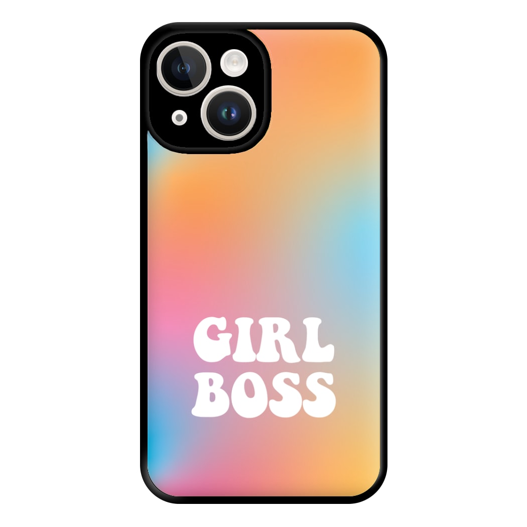 Girl Boss - Aesthetic Quote Phone Case for iPhone 14