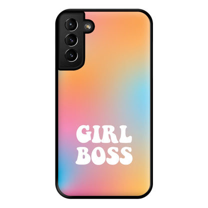 Girl Boss - Aesthetic Quote Phone Case for Galaxy S21 Plus