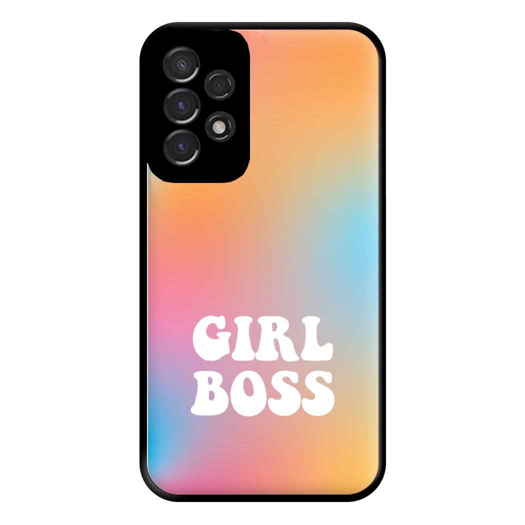 Girl Boss - Aesthetic Quote Phone Case for Galaxy A53