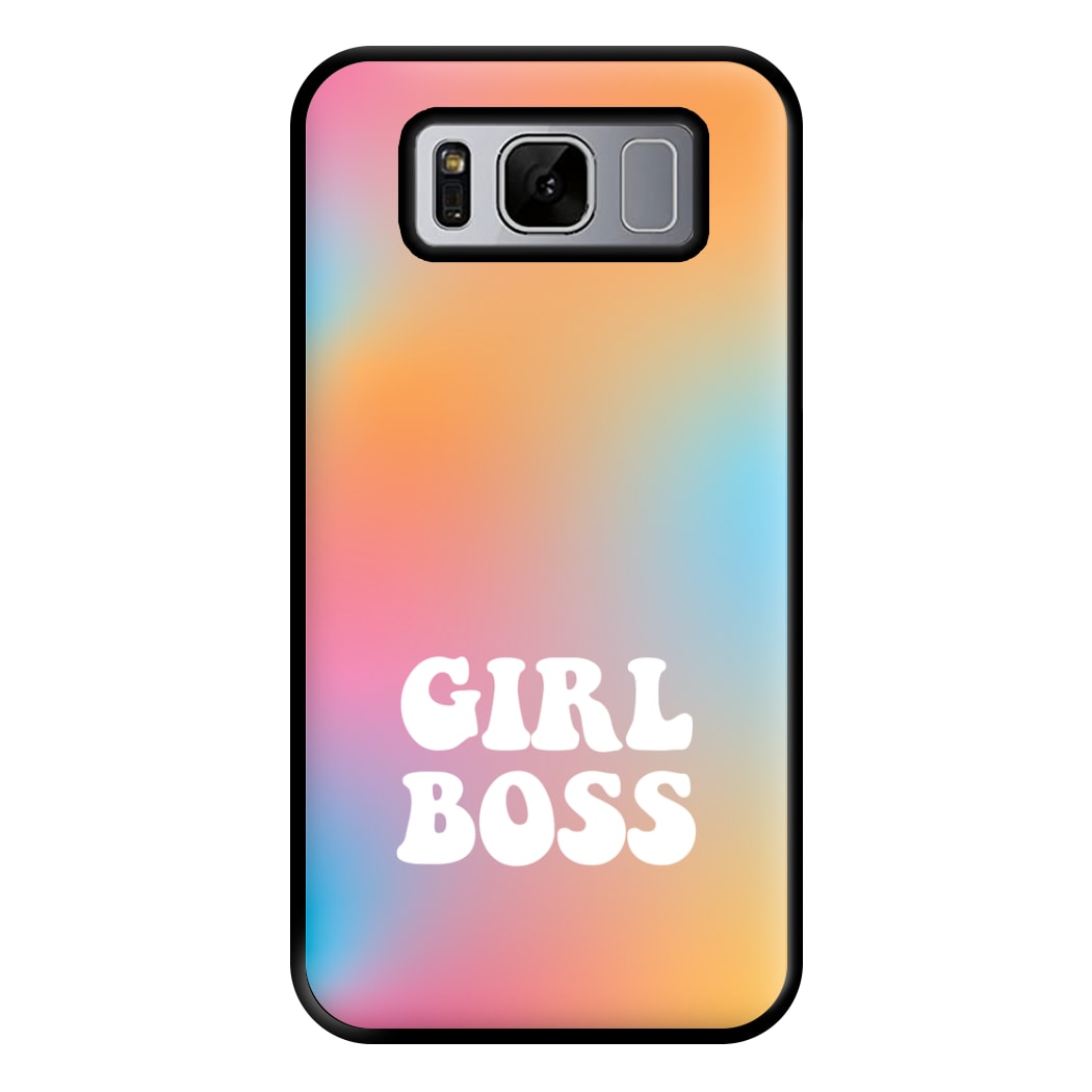 Girl Boss - Aesthetic Quote Phone Case for Galaxy S8 Plus