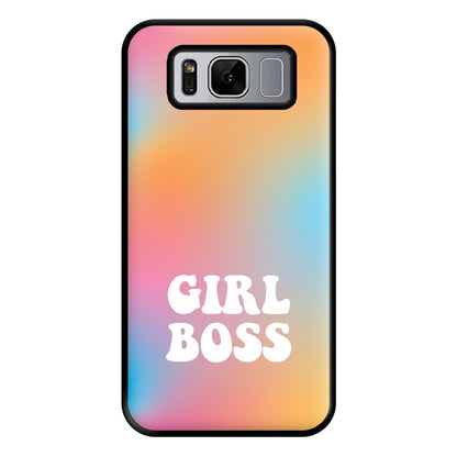 Girl Boss - Aesthetic Quote Phone Case for Galaxy S8 Plus