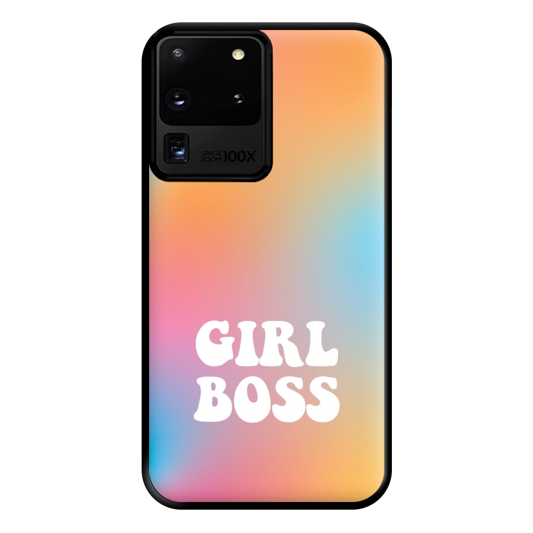 Girl Boss - Aesthetic Quote Phone Case for Galaxy S20 Ultra