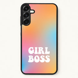 Girl Boss - Aesthetic Quote Phone Case for Galaxy A57