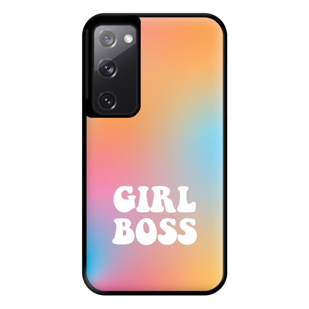 Girl Boss - Aesthetic Quote Phone Case for Galaxy S20FE