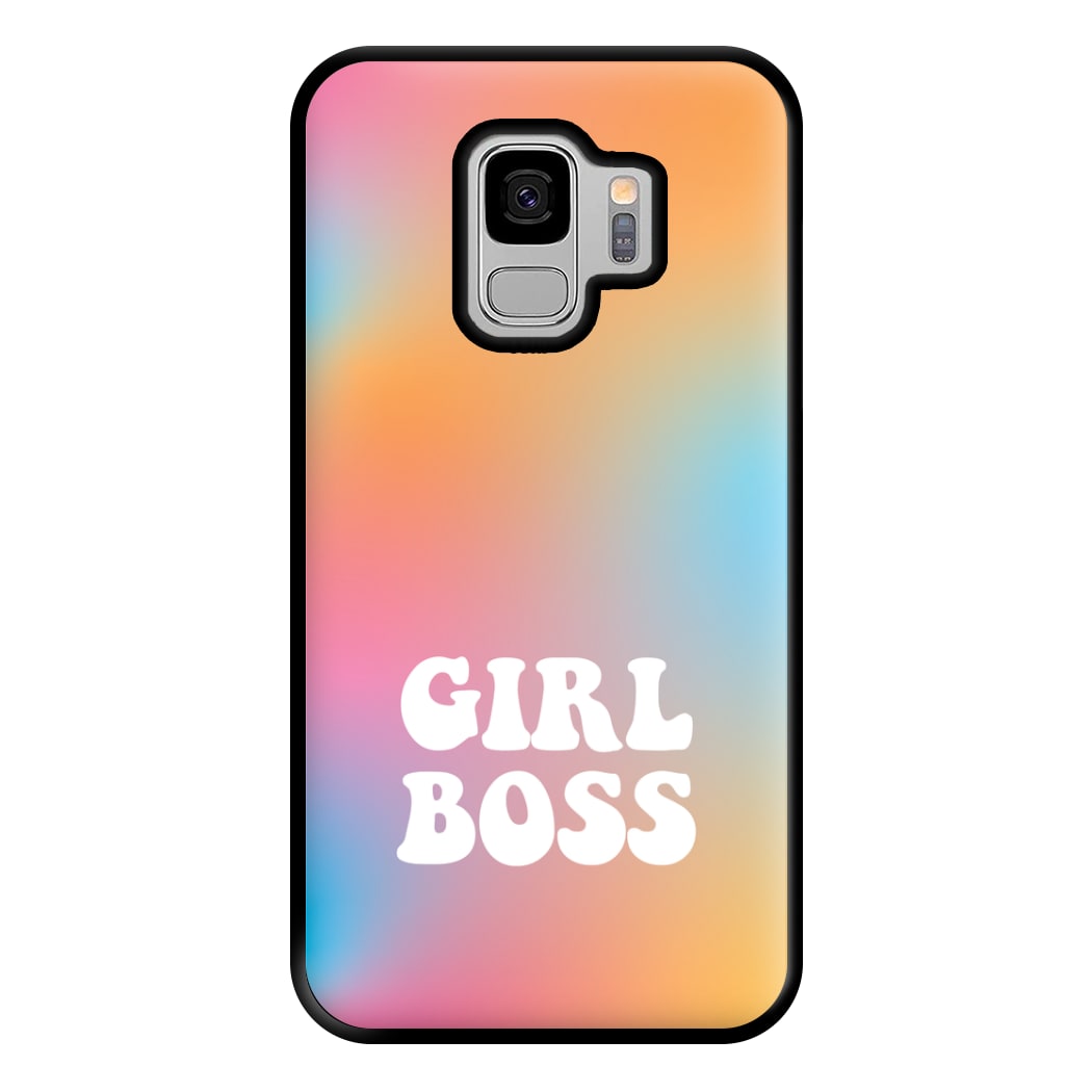 Girl Boss - Aesthetic Quote Phone Case for Galaxy S9 Plus