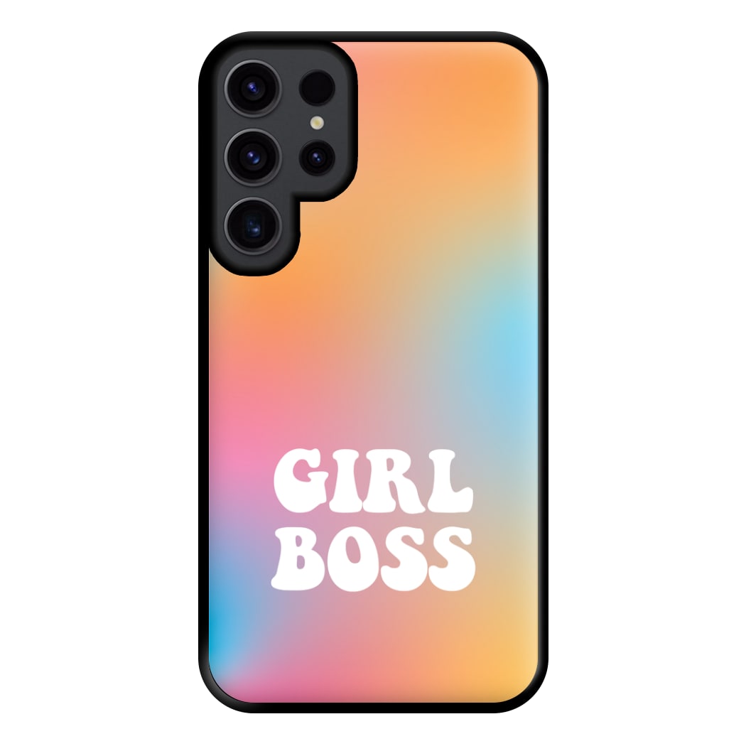 Girl Boss - Aesthetic Quote Phone Case for Galaxy S23 Ultra