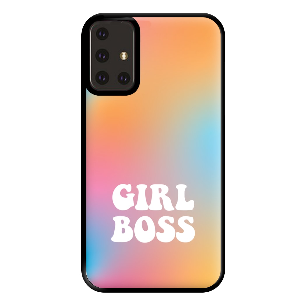 Girl Boss - Aesthetic Quote Phone Case for Galaxy A71