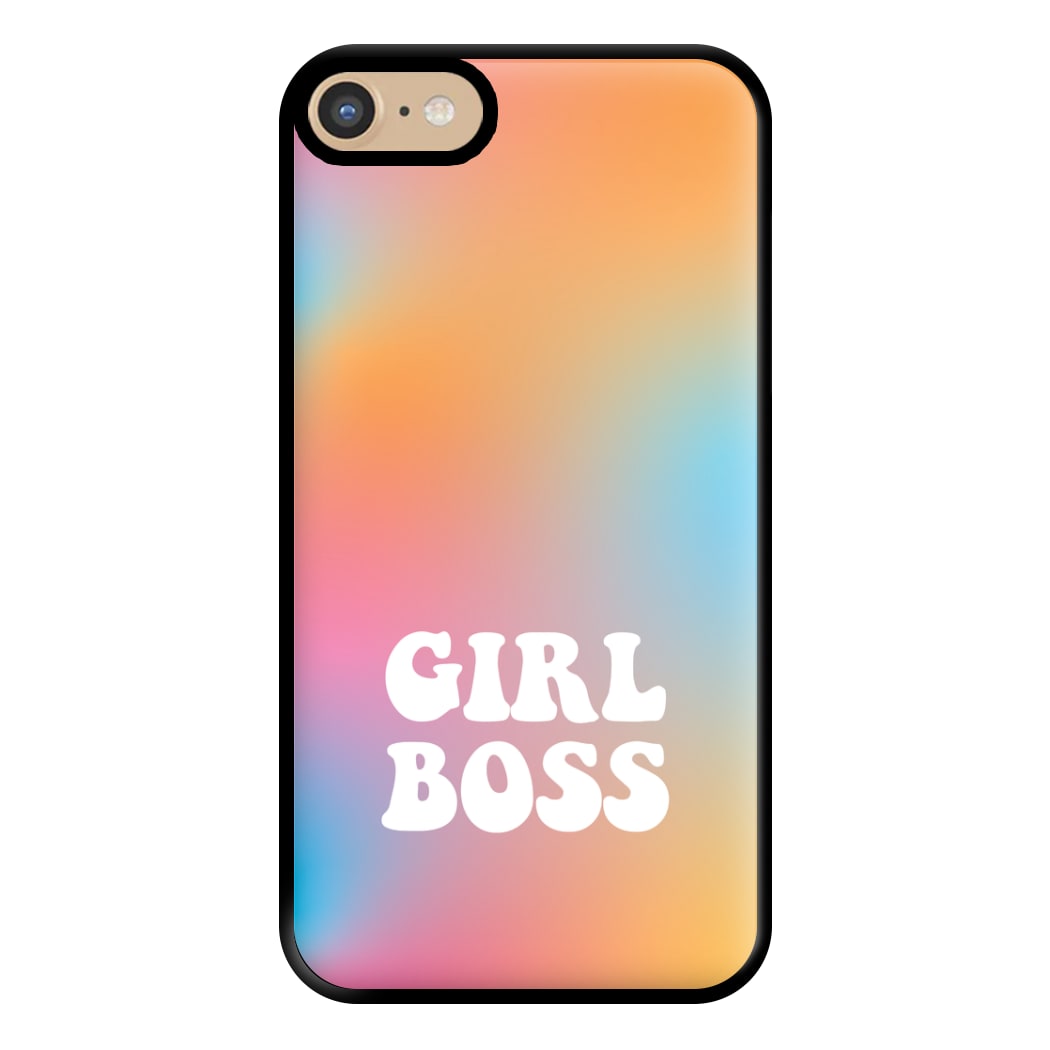 Girl Boss - Aesthetic Quote Phone Case for iPhone 6 / 7 / 8 / SE