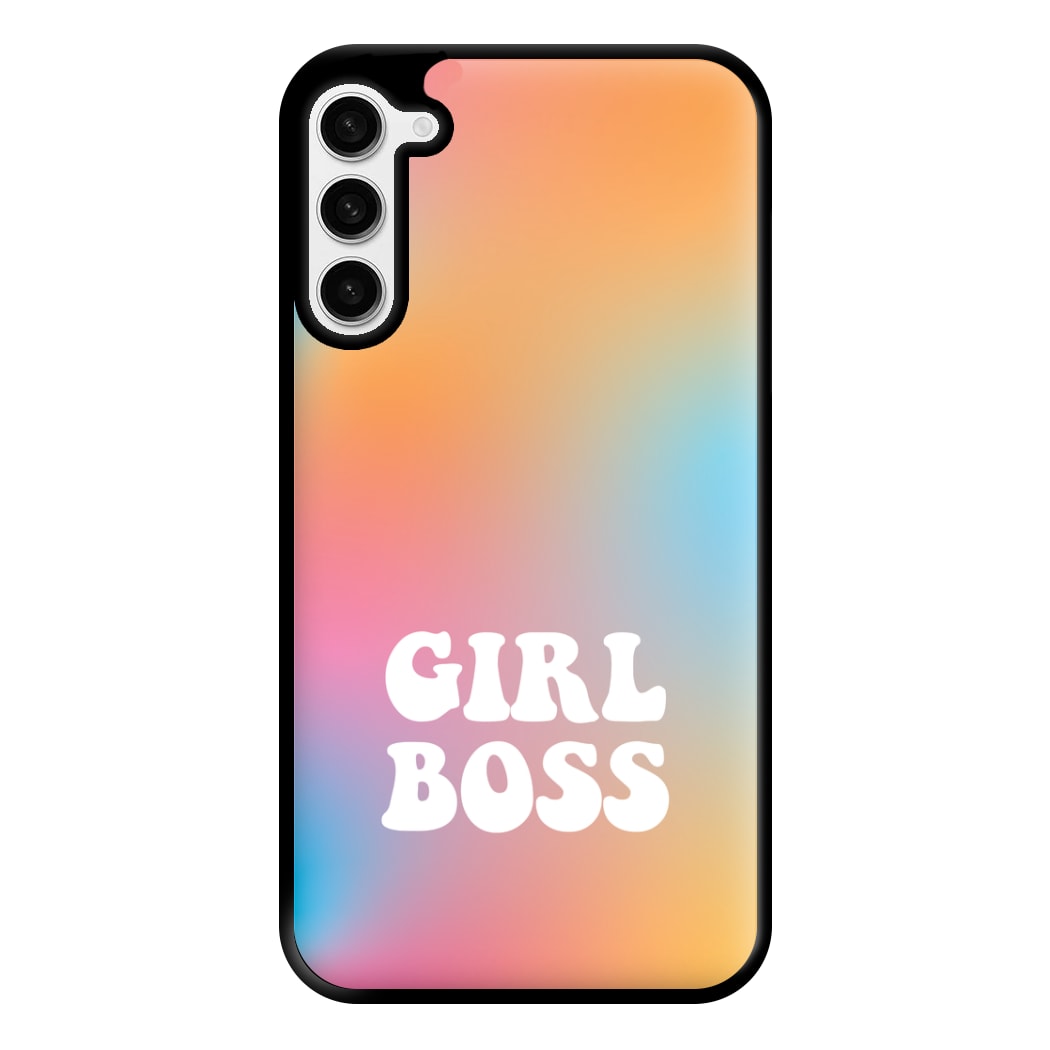 Girl Boss - Aesthetic Quote Phone Case for Galaxy S23 Plus