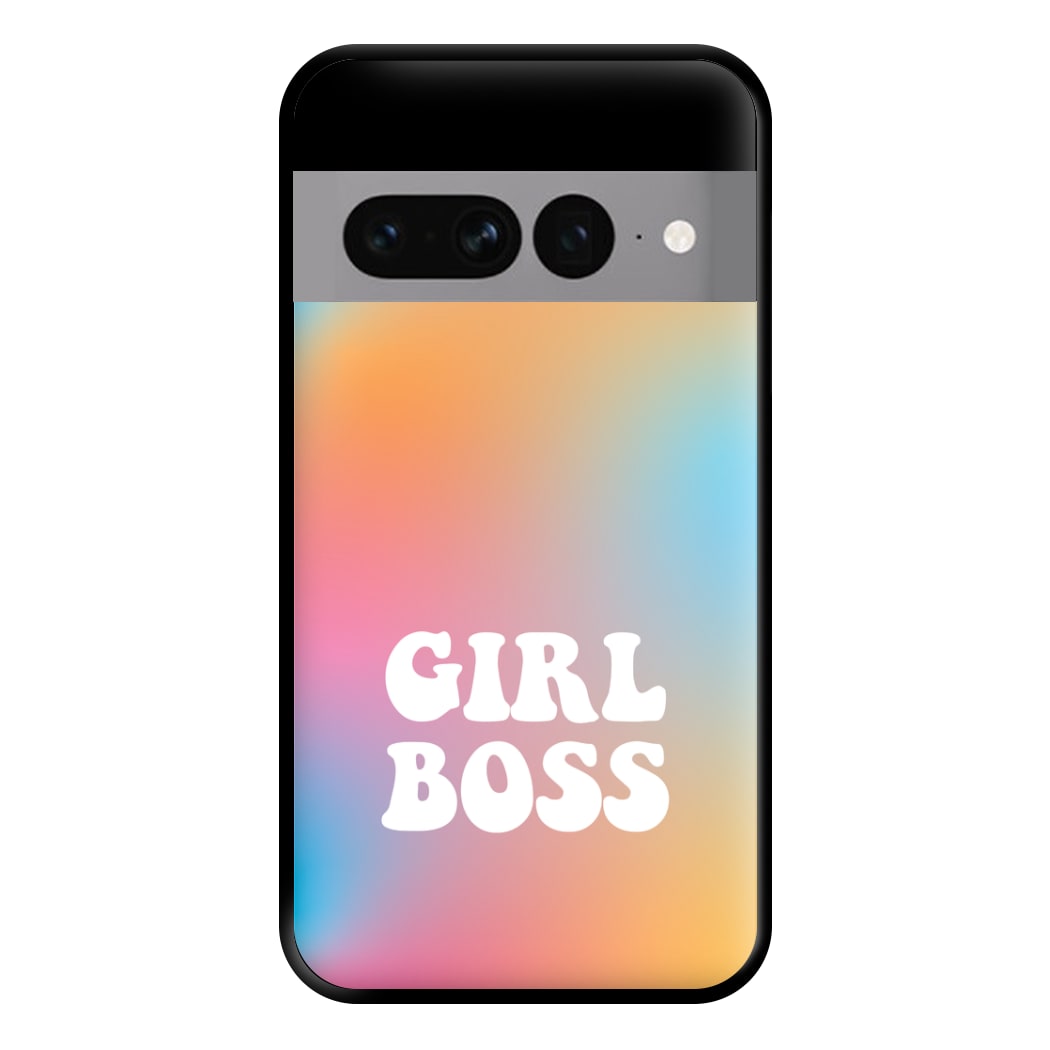 Girl Boss - Aesthetic Quote Phone Case for Google Pixel 7 Pro