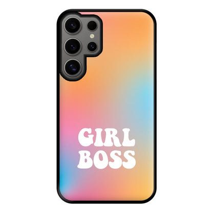 Girl Boss - Aesthetic Quote Phone Case for Galaxy S24 Ultra